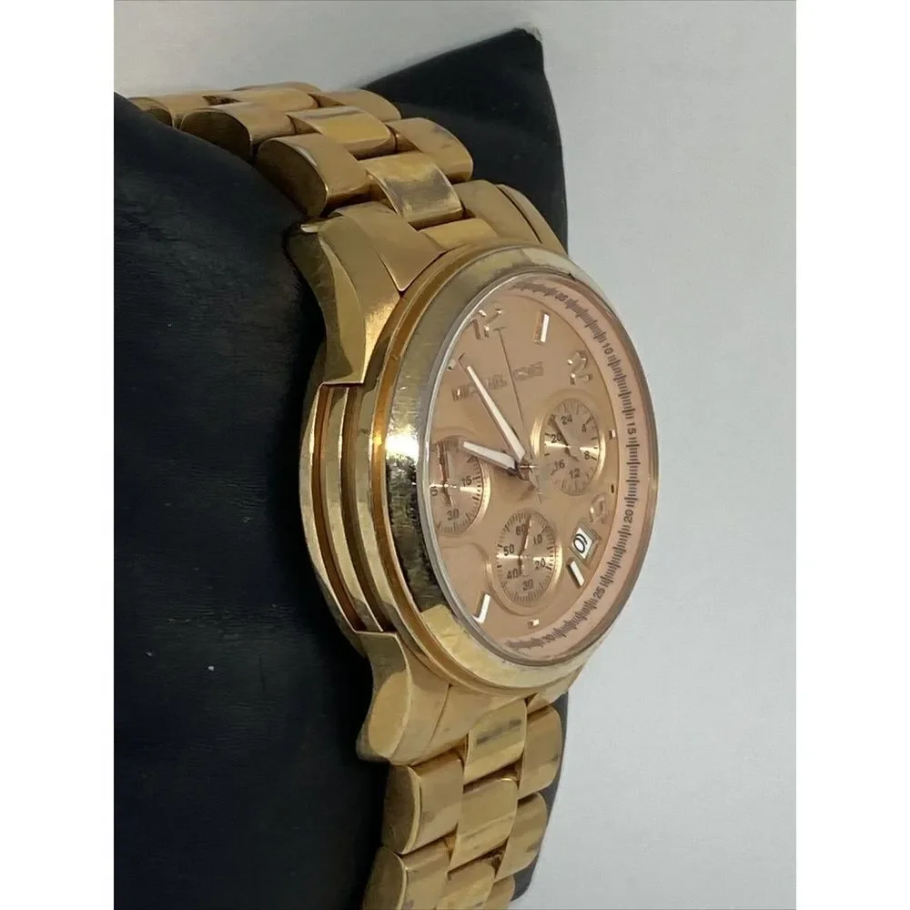 Michael Kors Runway MK5128 Women Stainless Steel Analog Dial Quartz Watch UC846